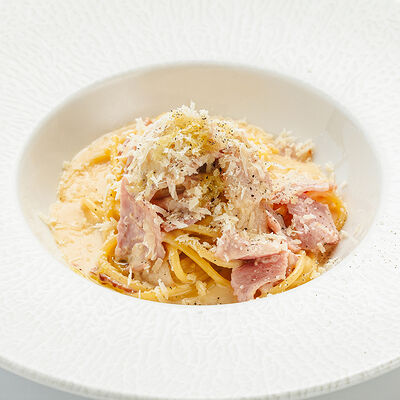 Паста Карбонара классическая в Причал по цене 640 ₽