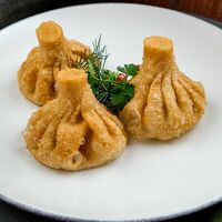 Жареные хинкали с креветками в Утомленные солнцем