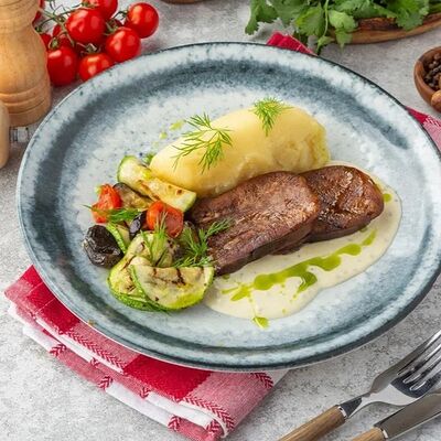 Язык на гриле в Delmario по цене 695 ₽