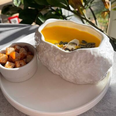 Крем-суп тыквенный в Moyo по цене 425 ₽