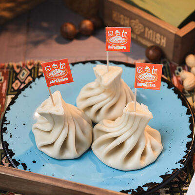 Хинкали Карбонара в Kish-Mish по цене 200 ₽