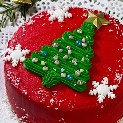 Бенто-торт «Елочка» в Сладкое бюро по цене 2100 ₽
