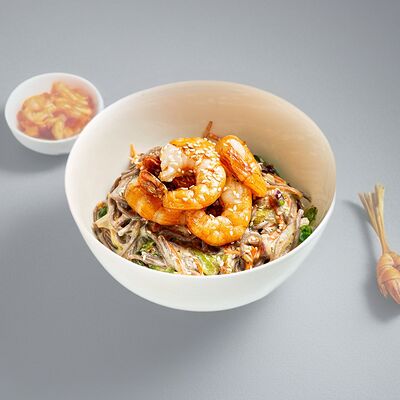 Сливочная соба с креветкой в Про 100 суши по цене 645 ₽