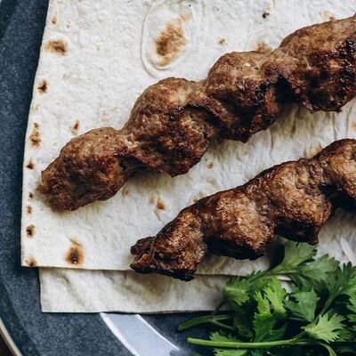 Люля-кебаб из говядины в Мацони по цене 550