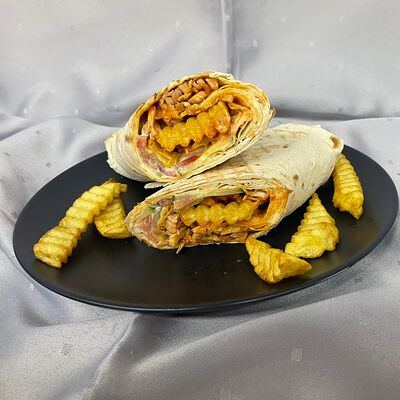 Шаурма Арабская с говядинойв Doner Time Shawarma по цене 385 ₽