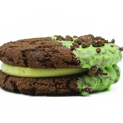 Вупи-пай с матчей и белым шоколадом в Pink milk x Lift по цене 400 ₽