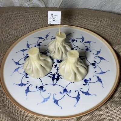 Хинкали с гребешком том ям в Джоли по цене 460 ₽