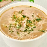 Домашняя куриная лапша с яйцом в BAZAR