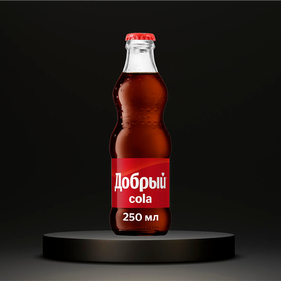 Добрый Кола 0,25 л стекло в Вкусно место по цене 180 ₽