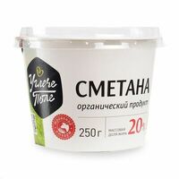 Сметана органическая 20%, Углече Поле, Ярославская область, Бзмж в Азбука Вкуса Экспресс Меню