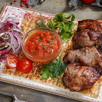 Шашлык из бараньей мякоти в ШАШЛЫК & BBQ по цене 1190 ₽