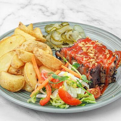 Свиные ребра с картофелем в Капитан Вьетнам по цене 840 ₽