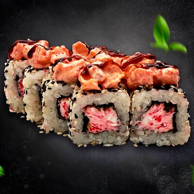 Ролл острый лосось в Sopranopizza по цене 490 ₽