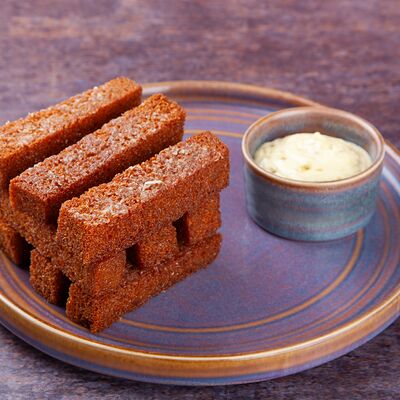 Филе хлеба с чесночком в Pink milk x Lift по цене 390 ₽