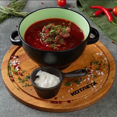 Борщв Котлета по цене 450 ₽