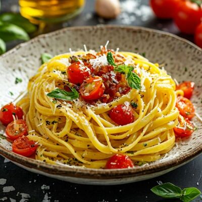 Паста Карбонара в Park cafe по цене 420 ₽