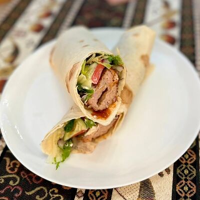 Люля-кебаб из говядины в лаваше в Тбилиси по цене 725 ₽