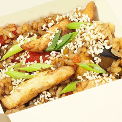 Вок Рис тяхан в Hot-Pizza по цене 350 ₽