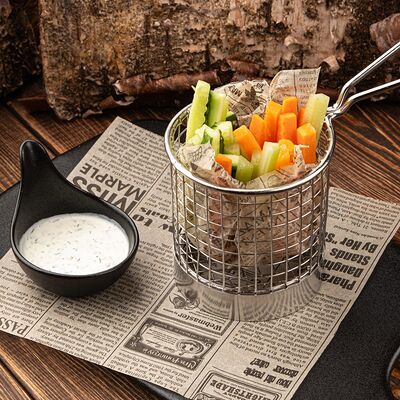 Овощные палочки с соусомв Паб 357 по цене 455 ₽