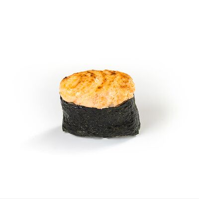 Запеченный гункан с креветкой в 4 Лосося по цене 209