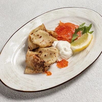 Блины с форельюв География по цене 775 ₽