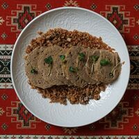 Кюфта с ачаром и грибами в Cascade
