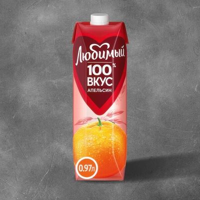 Сок Любимый в ассортименте в Ронни бургер-клуб по цене 470 ₽