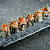 Темпура, угорь, ореховый соус в Ikigai