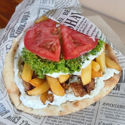 Гиро со свининойв Mr. Grill по цене 500 ₽