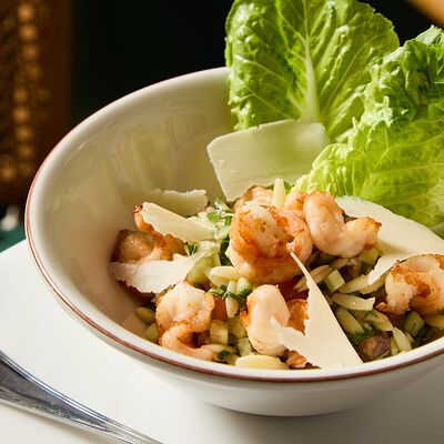 Табуле с орзо и креветками в Траттория Минисыроварня по цене 890 ₽