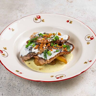 Хрустящие караси с картофелем и соусом тартар в Склад 22 по цене 1050