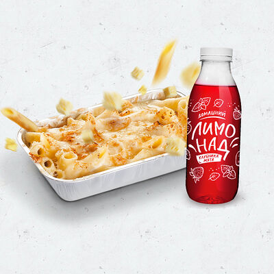 Мак&Чиз и Лимонад Клубника-мята в Pizza HeartPizza Hut по цене 289