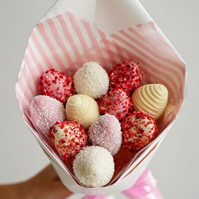 Букет из клубники в шоколаде №195 в SOK - клубника в шоколаде по цене 3990 ₽