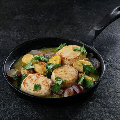 Куриные котлетки с мини-картофелем в Sofa&par по цене 310 ₽