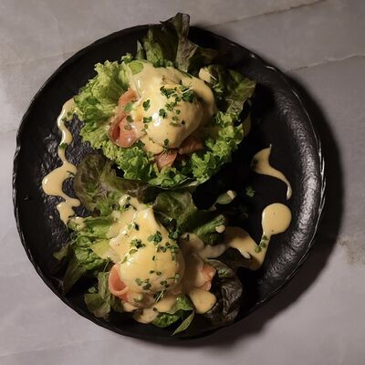 Вафли с сёмгой в Fjord по цене 700 ₽