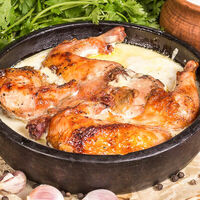 Цыпленок Чкмерули в Мушмула