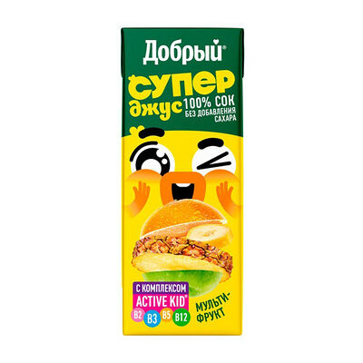 Сок Добрый Мультифрукт 0,2л Тпк в Leaf Bistro по цене 69 ₽