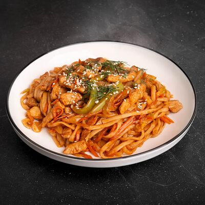 Удон со свининойв Пицца Семейная точка по цене 330 ₽