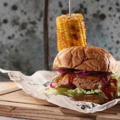 Техасский бургер в Дубинин по цене 1212 ₽