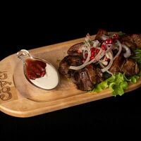 Шашлык из баранины ассорти (мякоть и антрекот) в Соус