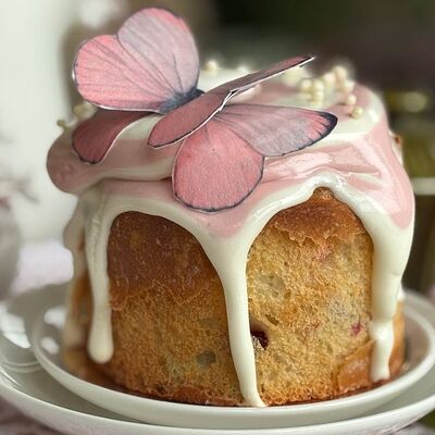 Кулич пасхальный с начинкой и цукатами в Cocodor по цене 600 ₽