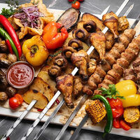 Логотип Вкусный шашлык и не только
