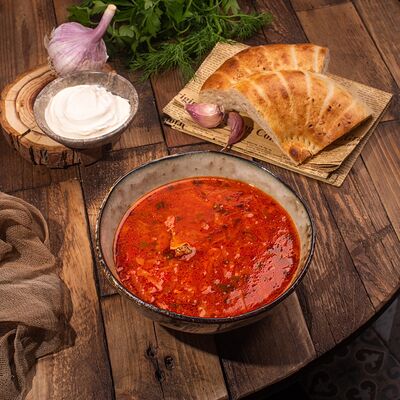 Борщ в Домашний очаг по цене 290 ₽