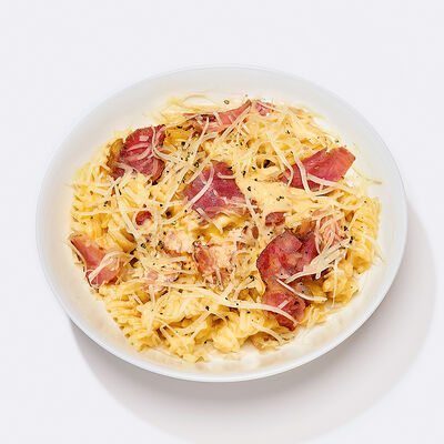Паста Карбонара в Много лосося по цене 495