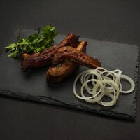Шашлык из свиных ребрышек в Шашлычный дворик