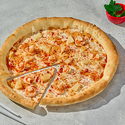 Пицца чили шримп в Палки-Скалки по цене 699 ₽