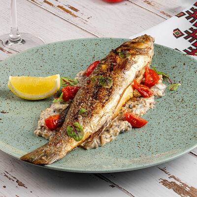 Сибас на гриле в Три лося по цене 1150 ₽