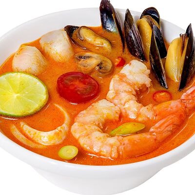 Том Ям с морепродуктамив Дамплинг Репаблик по цене 750 ₽