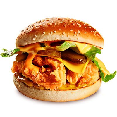 Каннам Чиззи бургер в Kannam Chicken по цене 555 ₽