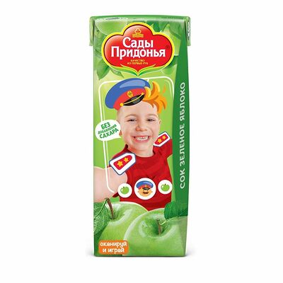 Сок Сады Придонья яблочныйв Вкусные беляши по цене 75 ₽